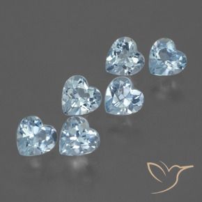 Shop natural 1.70ct スカイブルー トパーズ gems, 心臓, from ブラジル at GemSelect. In stock, global shipping!