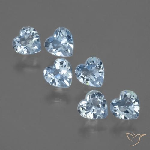 Shop natural 1.69ct スカイブルー トパーズ gems, 心臓, from ブラジル at GemSelect. In stock, global shipping!