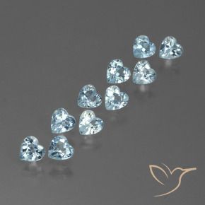 Shop natural 2.93ct スカイブルー トパーズ gems, 心臓, from ブラジル at GemSelect. In stock, global shipping!