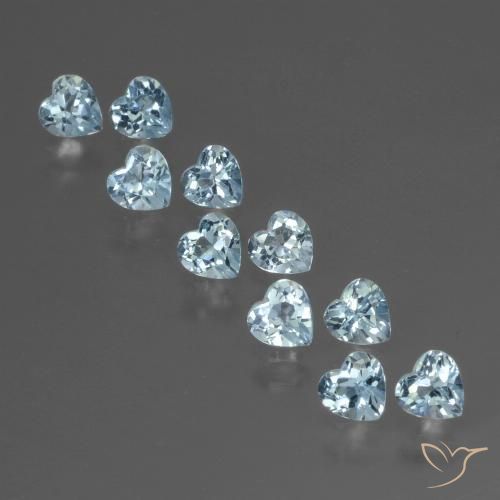 Shop natural 2.91ct スカイブルー トパーズ gems, 心臓, from ブラジル at GemSelect. In stock, global shipping!