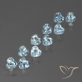 Shop natural 2.91ct スカイブルー トパーズ gems, 心臓, from ブラジル at GemSelect. In stock, global shipping!