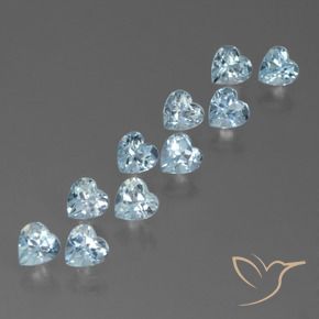 Shop natural 2.95ct スカイブルー トパーズ gems, 心臓, from ブラジル at GemSelect. In stock, global shipping!