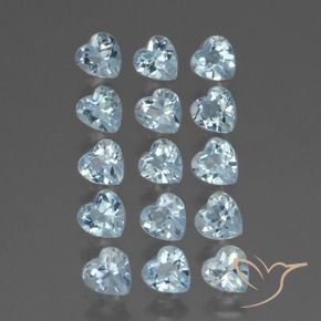Shop natural 4.38ct スカイブルー トパーズ gems, 心臓, from ブラジル at GemSelect. In stock, global shipping!
