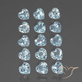 Shop natural 3.96ct スカイブルー トパーズ gems, 心臓, from ブラジル at GemSelect. In stock, global shipping!