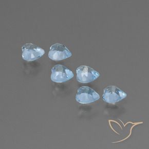 Shop natural 1.87ct スカイブルー トパーズ gems, 心臓, from ブラジル at GemSelect. In stock, global shipping!