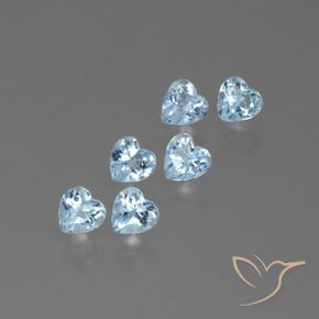 Shop natural 1.69ct スカイブルー トパーズ gems, 心臓, from ブラジル at GemSelect. In stock, global shipping!
