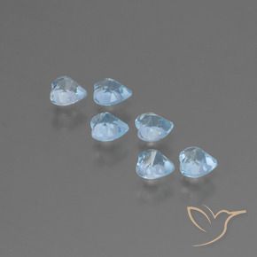 Shop natural 1.69ct スカイブルー トパーズ gems, 心臓, from ブラジル at GemSelect. In stock, global shipping!