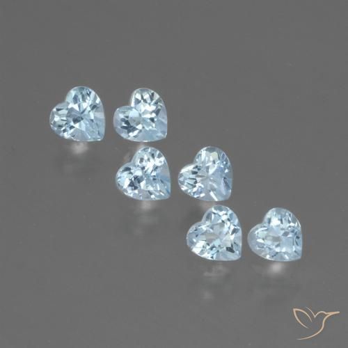 Shop natural 1.77ct スカイブルー トパーズ gems, 心臓, from ブラジル at GemSelect. In stock, global shipping!