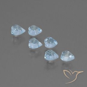 Shop natural 1.77ct スカイブルー トパーズ gems, 心臓, from ブラジル at GemSelect. In stock, global shipping!
