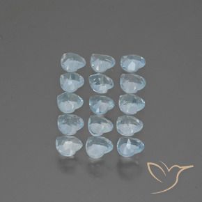 Shop natural 4.08ct スカイブルー トパーズ gems, 心臓, from ブラジル at GemSelect. In stock, global shipping!