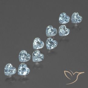 Shop natural 3.04ct スカイブルー トパーズ gems, 心臓, from ブラジル at GemSelect. In stock, global shipping!