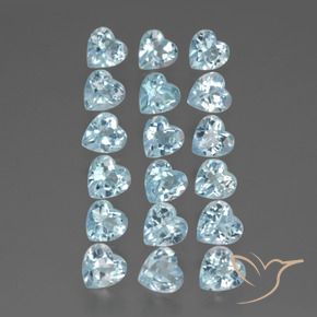 Shop natural 5.46ct スカイブルー トパーズ gems, 心臓, from ブラジル at GemSelect. In stock, global shipping!