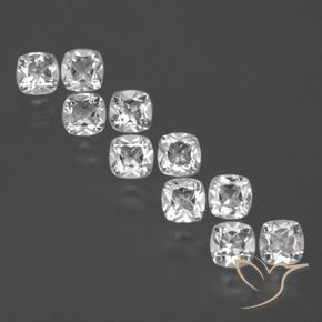 Shop natural 4.96ct ホワイト トパーズ gems, クッション, from ブラジル at GemSelect. In stock, global shipping!