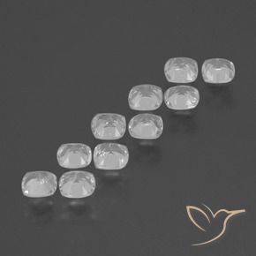 Shop natural 4.96ct ホワイト トパーズ gems, クッション, from ブラジル at GemSelect. In stock, global shipping!