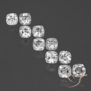 Shop natural 5.18ct ホワイト トパーズ gems, クッション, from ブラジル at GemSelect. In stock, global shipping!