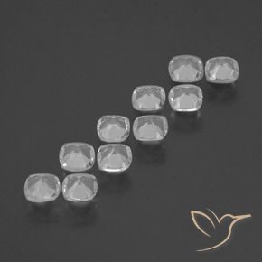 Shop natural 4.27ct ホワイト トパーズ gems, クッション, from ブラジル at GemSelect. In stock, global shipping!
