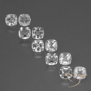 Shop natural 4.48ct クリアホワイト トパーズ gems, クッション, from ブラジル at GemSelect. In stock, global shipping!