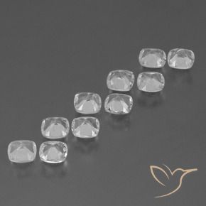 Shop natural 4.48ct クリアホワイト トパーズ gems, クッション, from ブラジル at GemSelect. In stock, global shipping!