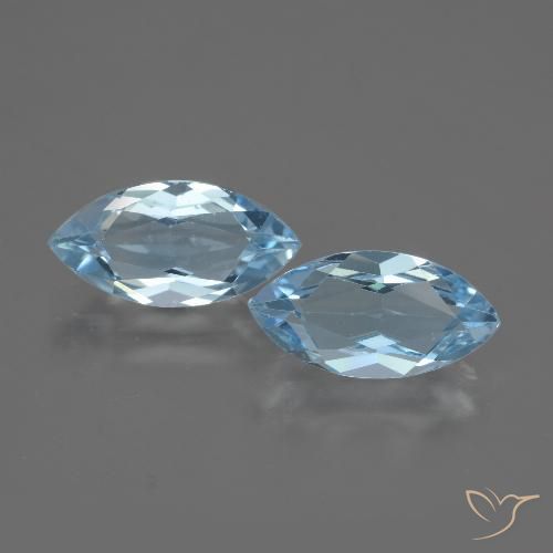 Shop natural 4.36ct スカイブルー トパーズ gems, マーキーズ, from ブラジル at GemSelect. In stock, global shipping!