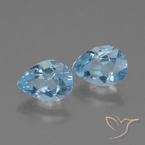 Shop natural 1.67ct スカイブルー トパーズ gems, 洋梨の形, from ブラジル at GemSelect. In stock, global shipping!