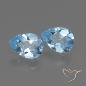 Shop natural 1.56ct スカイブルー トパーズ gems, 洋梨の形, from ブラジル at GemSelect. In stock, global shipping!