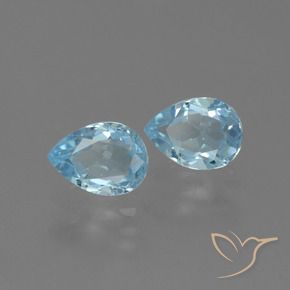 Shop natural 1.70ct スカイブルー トパーズ gems, 洋梨の形, from ブラジル at GemSelect. In stock, global shipping!