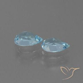 Shop natural 1.70ct スカイブルー トパーズ gems, 洋梨の形, from ブラジル at GemSelect. In stock, global shipping!