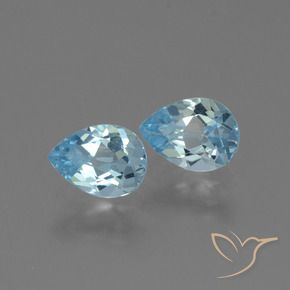 Shop natural 1.69ct スカイブルー トパーズ gems, 洋梨の形, from ブラジル at GemSelect. In stock, global shipping!