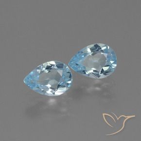 Shop natural 1.68ct スカイブルー トパーズ gems, 洋梨の形, from ブラジル at GemSelect. In stock, global shipping!