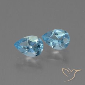 Shop natural 1.65ct スカイブルー トパーズ gems, 洋梨の形, from ブラジル at GemSelect. In stock, global shipping!
