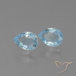 Shop natural 1.70ct スカイブルー トパーズ gems, 洋梨の形, from ブラジル at GemSelect. In stock, global shipping!