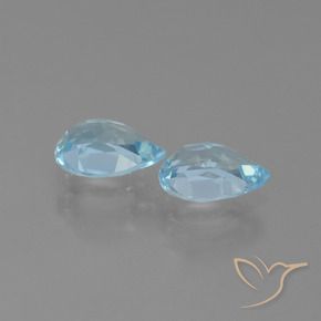 Shop natural 1.70ct スカイブルー トパーズ gems, 洋梨の形, from ブラジル at GemSelect. In stock, global shipping!