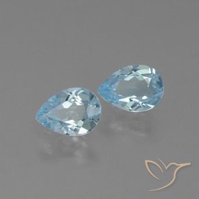 Shop natural 1.55ct スカイブルー トパーズ gems, 洋梨の形, from ブラジル at GemSelect. In stock, global shipping!