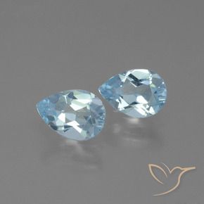 Shop natural 1.66ct スカイブルー トパーズ gems, 洋梨の形, from ブラジル at GemSelect. In stock, global shipping!