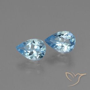 Shop natural 1.63ct スカイブルー トパーズ gems, 洋梨の形, from ブラジル at GemSelect. In stock, global shipping!