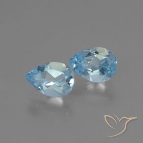 Shop natural 1.66ct スカイブルー トパーズ gems, 洋梨の形, from ブラジル at GemSelect. In stock, global shipping!