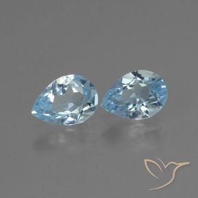 Shop natural 1.76ct スカイブルー トパーズ gems, 洋梨の形, from ブラジル at GemSelect. In stock, global shipping!