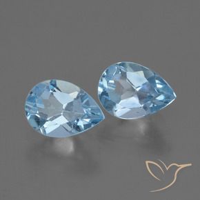 Shop natural 1.71ct スカイブルー トパーズ gems, 洋梨の形, from ブラジル at GemSelect. In stock, global shipping!