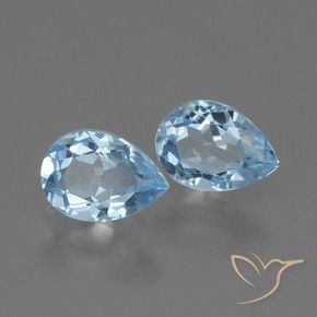 Shop natural 1.69ct スカイブルー トパーズ gems, 洋梨の形, from ブラジル at GemSelect. In stock, global shipping!