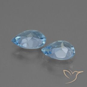 Shop natural 1.69ct スカイブルー トパーズ gems, 洋梨の形, from ブラジル at GemSelect. In stock, global shipping!