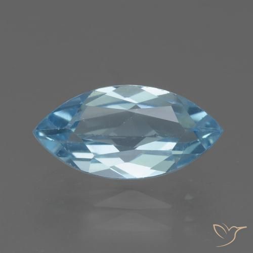 2.19ct 天然 スイスブルー トパーズ, マーキーズ, VVS-VS