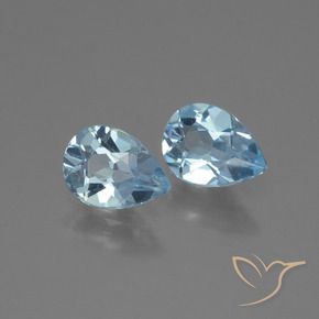 Shop natural 1.56ct スカイブルー トパーズ gems, 洋梨の形, from ブラジル at GemSelect. In stock, global shipping!