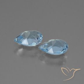 Shop natural 1.56ct スカイブルー トパーズ gems, 洋梨の形, from ブラジル at GemSelect. In stock, global shipping!