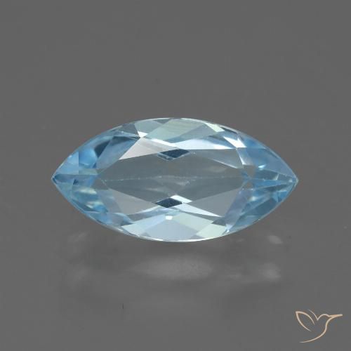 2.36ct 天然 スカイブルー トパーズ, マーキーズ, VVS-VS