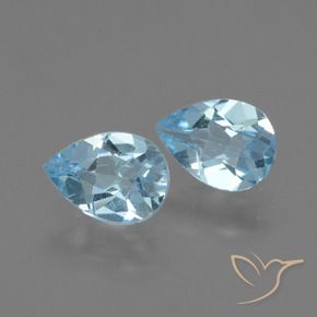 Shop natural 1.65ct スカイブルー トパーズ gems, 洋梨の形, from ブラジル at GemSelect. In stock, global shipping!