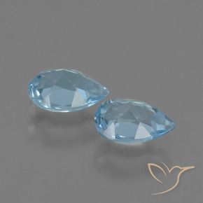 Shop natural 1.65ct スカイブルー トパーズ gems, 洋梨の形, from ブラジル at GemSelect. In stock, global shipping!