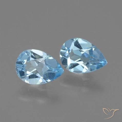 Shop natural 1.59ct スカイブルー トパーズ gems, 洋梨の形, from ブラジル at GemSelect. In stock, global shipping!