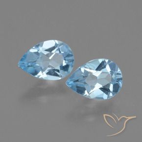 Shop natural 1.59ct スカイブルー トパーズ gems, 洋梨の形, from ブラジル at GemSelect. In stock, global shipping!