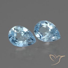Shop natural 1.61ct スカイブルー トパーズ gems, 洋梨の形, from ブラジル at GemSelect. In stock, global shipping!