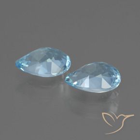 Shop natural 1.75ct スカイブルー トパーズ gems, 洋梨の形, from ブラジル at GemSelect. In stock, global shipping!